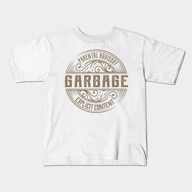 Garbage Vintage Ornament Kids T-Shirt by irbey